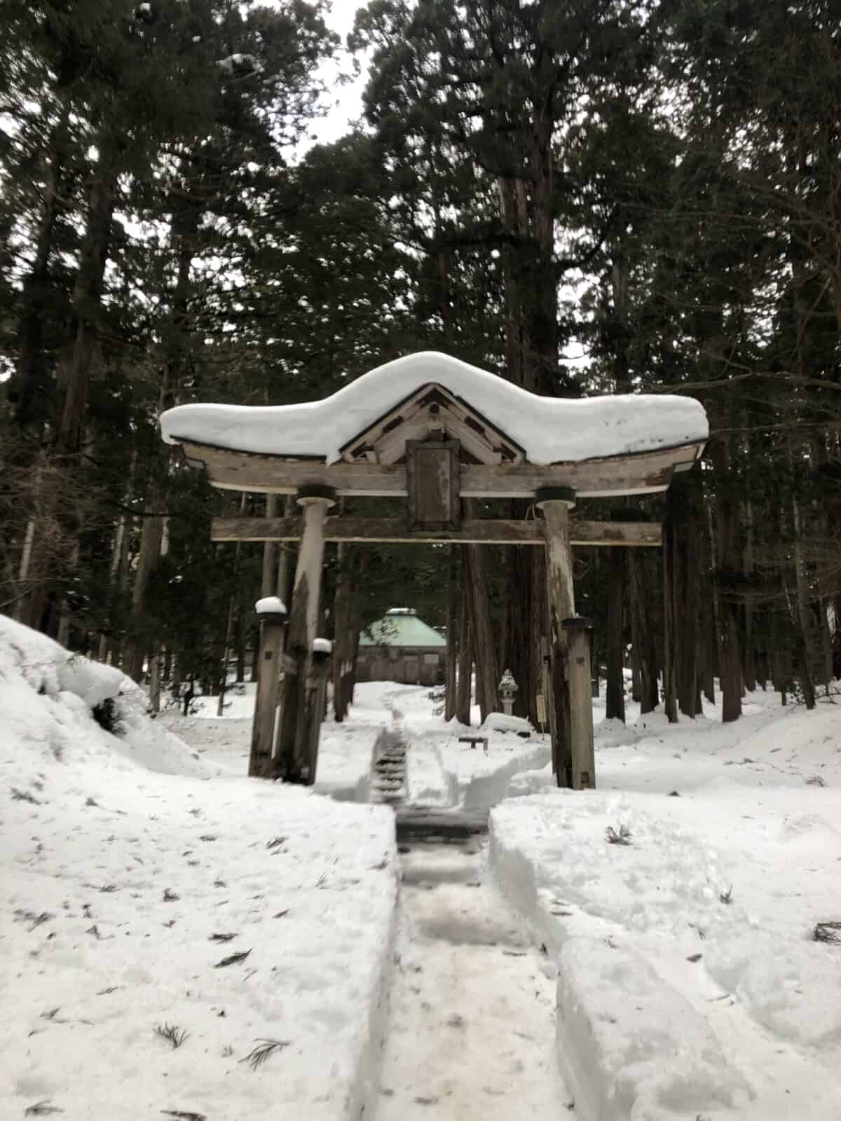 雪の平泉寺